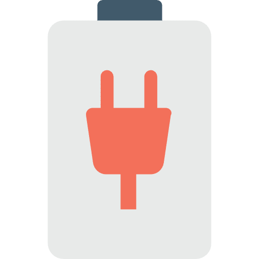 Battery electronics technology battery level icon
