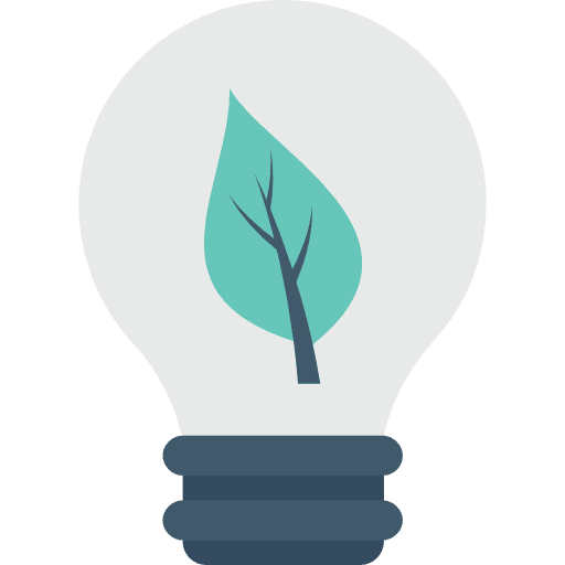 Light bulb idea invention technology icon