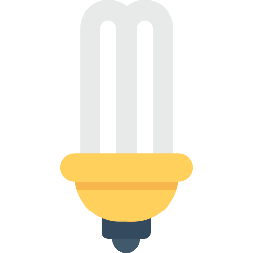 Light bulb electronics electricity technology icon