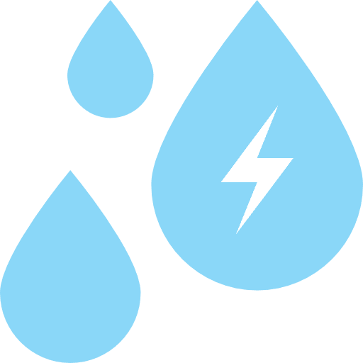 Water drop teardrop weather icon