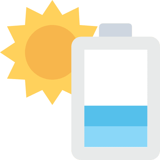 Battery battery ecological full battery icon