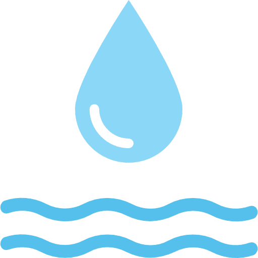 Drop teardrop splash weather icon