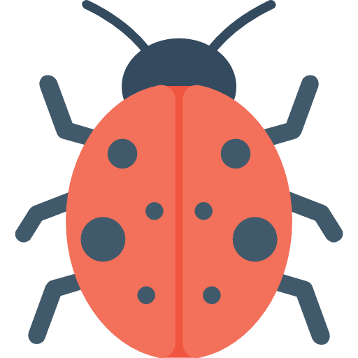 Ladybug insect animal kingdom ladybug icon
