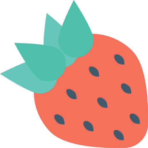 Strawberry diet strawberry food and restaurant icon