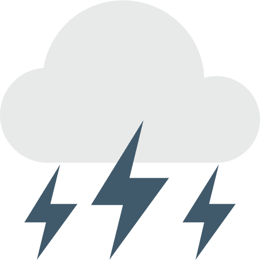 Storm rainy weather meteorology icon