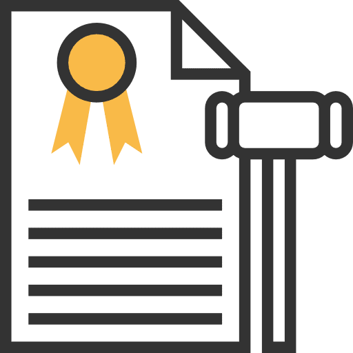 Certificate certificate education interface icon