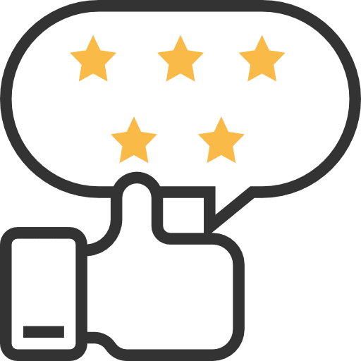 Rating signs shapes and symbols business and finance icon