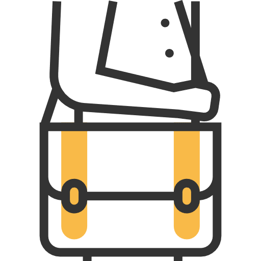 Hand bag hand bag fashion closed icon