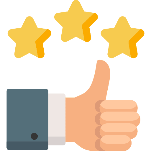 Thumbs up like business pack stars icon