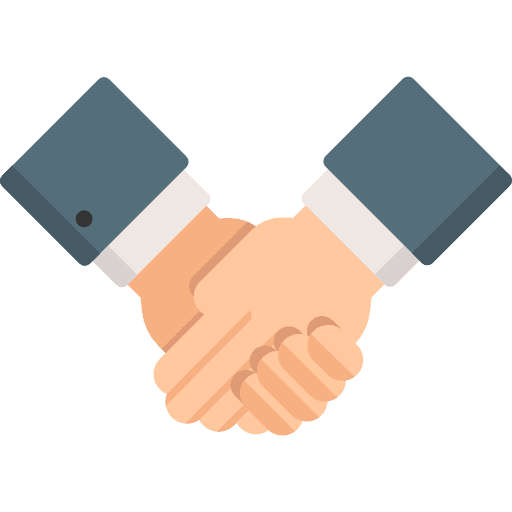 Deal commitment reconciliation business and finance icon