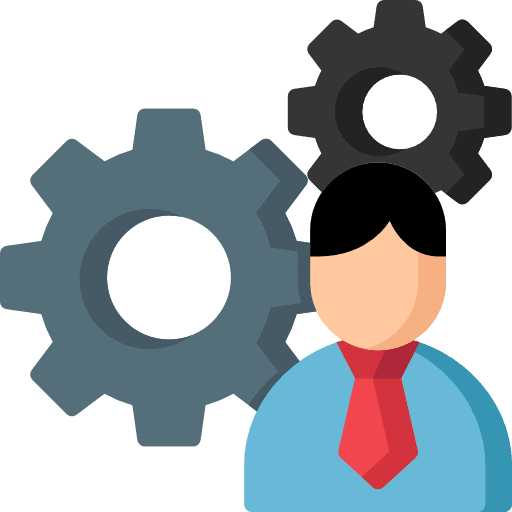 Employee tools and utensils configuration employee icon