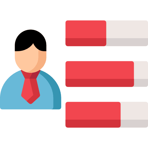 Employee worker business and finance employee icon