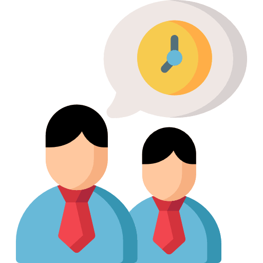 Employees business professions and jobs reunion icon