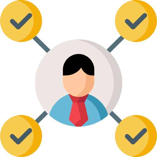 Employee employee business and finance networking icon