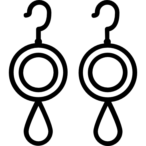 Earrings jewelry glamour jewel icon