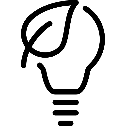 Eco bulb bulbs bulb eco icon