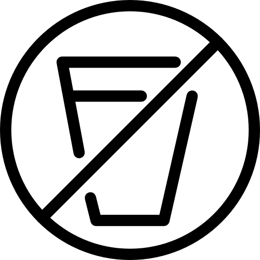 No drink no drink water signal icon