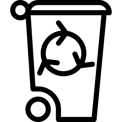 Recycle bin recycle bin tools and utensils garbage icon