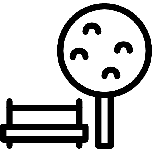 Park leisure landscape ecology and environment icon
