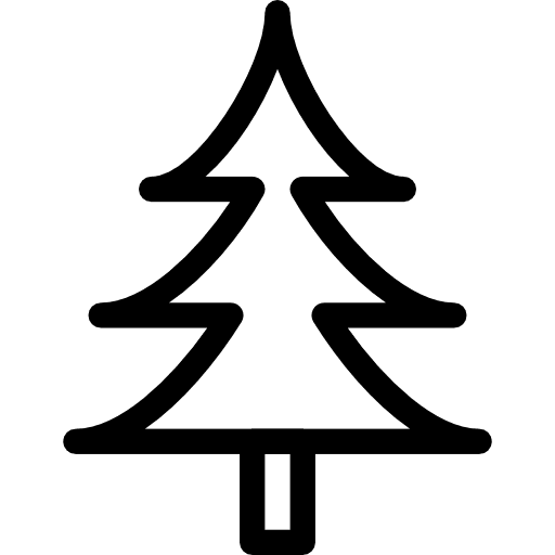 Pine tree forest ecology and environment pine icon