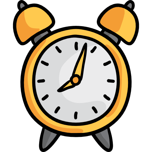 Alarm clock clock tools and utensils timer icon