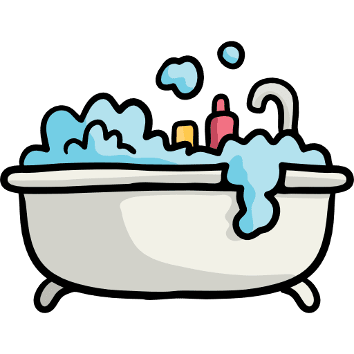 Bathtub bath hygienic bathtub icon