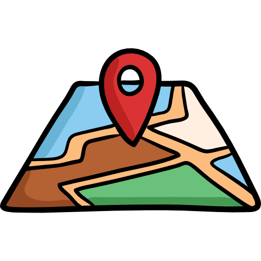 Map pin gps maps and flags icon