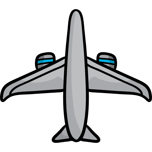 Aeroplane plane airport aeroplane icon