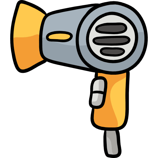 Hair dryer beauty hairdressing hair dryer icon