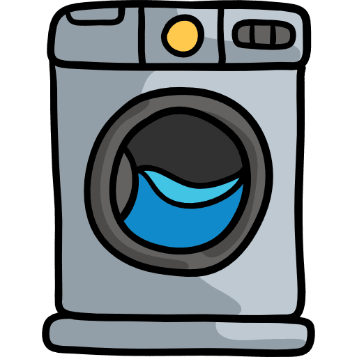 Washing machine cleaning washing housekeeping icon