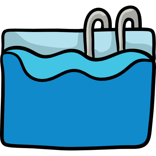 Swimming pool holidays sports swimming pool icon