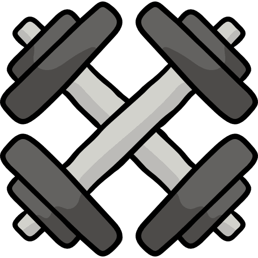 Dumbbell tools and utensils dumbbells weight icon