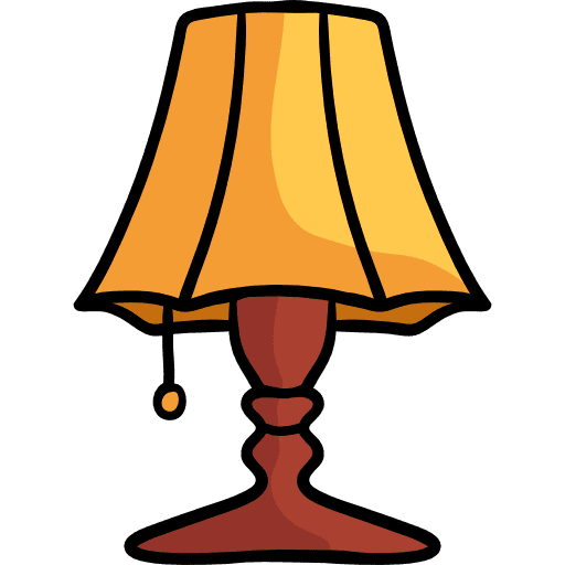 Lamp tools and utensils illumination technology icon