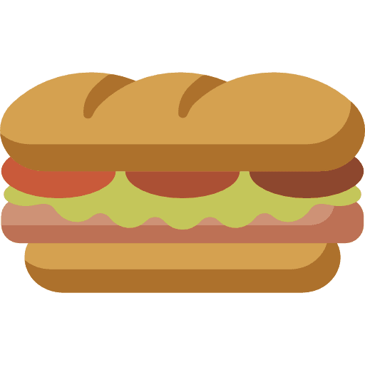 Sandwich food fast food food and restaurant icon