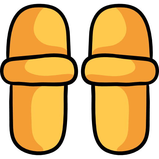 Slippers slipper holidays amenities icon