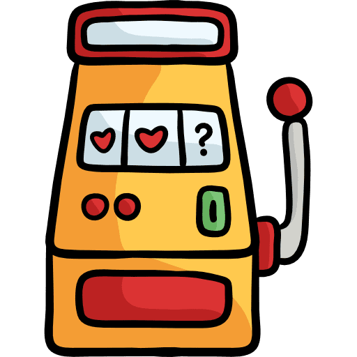 Slot machine machine gambling gaming icon