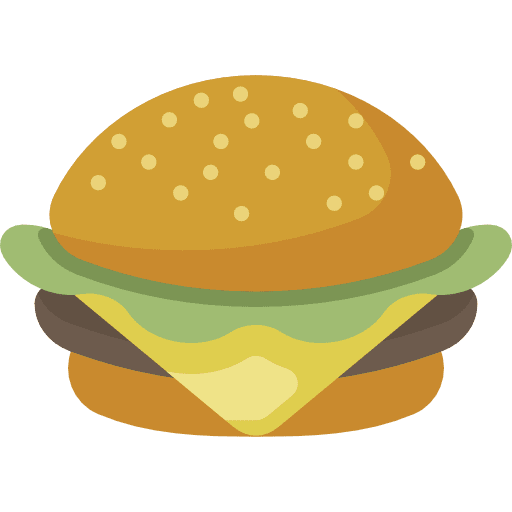 Hamburger burger food hamburger icon