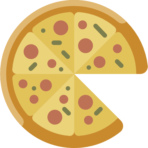 Pizza food pizzas junk food icon