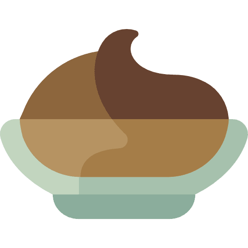 Pudding food sweets gelatine icon