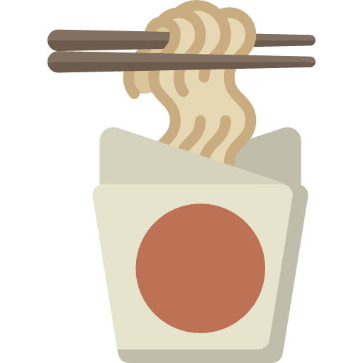 Ramen hot noodles bowl ramen icon