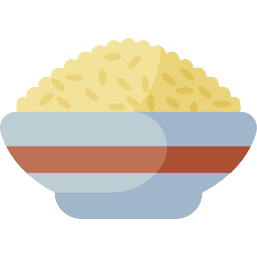 Rice food food and restaurant bowl icon