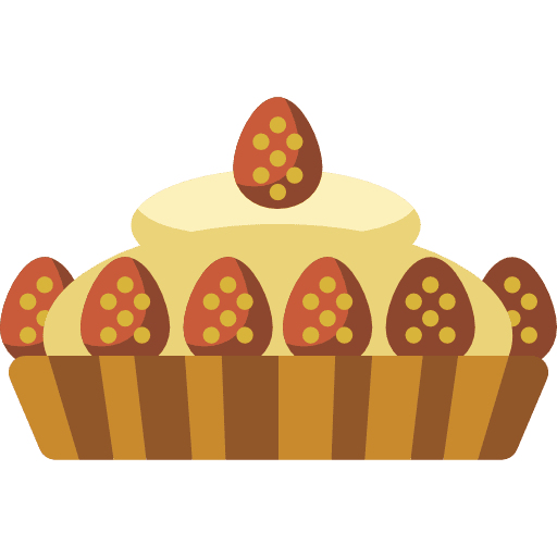 Cake sweet food and restaurant bakery icon