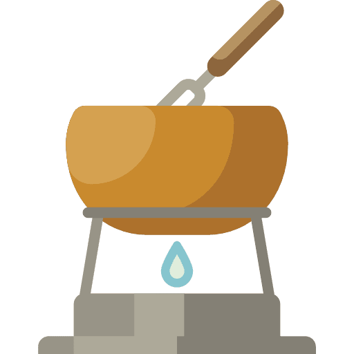 Fondue food meal fondue icon