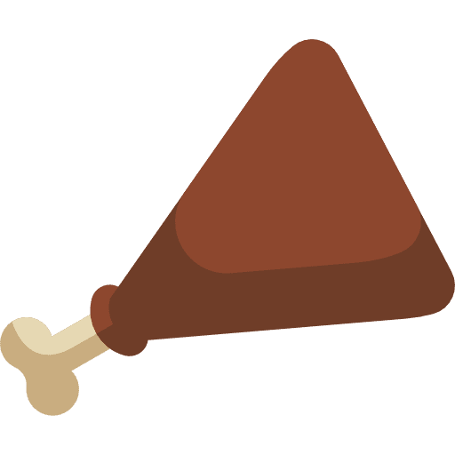 Ham ham leg food pork leg icon