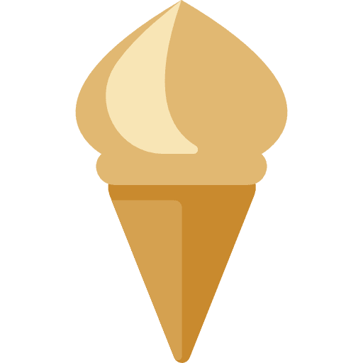 Ice cream summer food and restaurant sweet icon