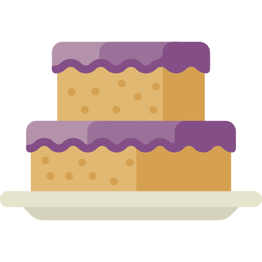 Cake food and restaurant dessert cake icon