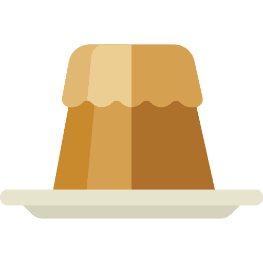 Pudding gelatine sweet dessert icon
