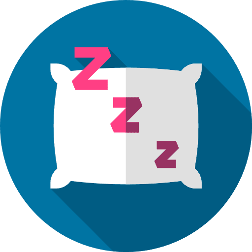 Sleep symbol healthcare and medical sleep icon
