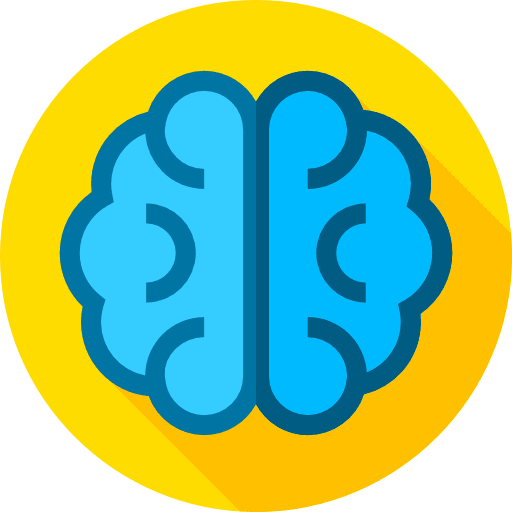 Brain human brain body organ healthcare and medical icon