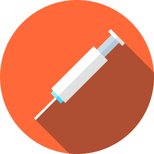 Injection syringe medical injection icon